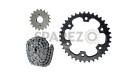 New Royal Enfield GT Continental 535 Chain & Sprocket Kit - SPAREZO